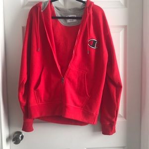 Champion zip up